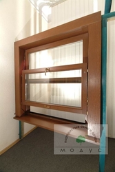 Английские слайдовые деревянные окна (HAWA Vertical)